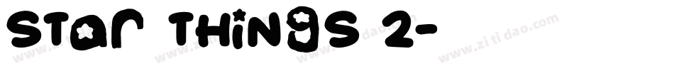 Star Things 2字体转换
